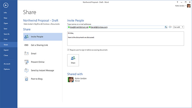 screenshot of Microsoft Word